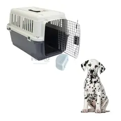 GENERICO - Contenedor Resistente de Mascota L60 Plomo Oscuro Y+Stickers