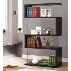 TU MESITA - Estante Contemporáneo Marqué Negro 160cm