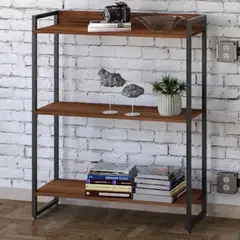 TU MESITA - Estante Industrial Igor color Marrón 3 repisas