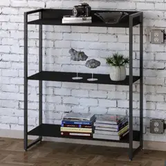 TU MESITA - Estante Industrial Igor color Negro 3 repisas