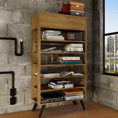 TU MESITA - Librero Estante Argos color Marrón