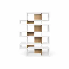 TU MESITA - Librero Tarantela Blanco 220cm