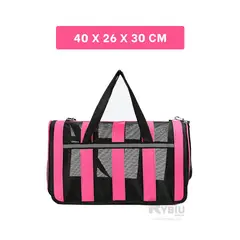 RYBIU IMPORT - Maleta Ideal para Perros de Color Fucsia Y+Gift Stickers