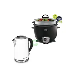 OSTER - Combo Olla Multiusos 15Tazas y Hervidor 2L