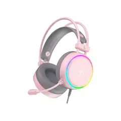 T-DAGGER - Audífonos Gamer Sona T-RGH304 USB 7.1 RGB – Pink