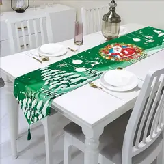 CASATEX - Camino de Mesa Navideño 33x180 cm PAPA NOEL Nº1