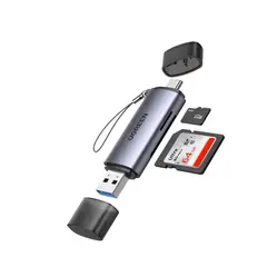 UGREEN - LECTOR DE MEMORIAS USB-C & USB 3.0 SD/TF CARD READER