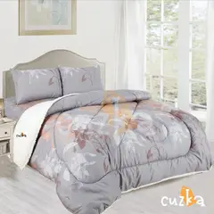 CASATEX - Edredón Tela Hipoalergénico con Carnero QUEEN + Set de Sábanas