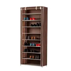 OTTOWARE - Zapatera Armable 9 Niveles marrón