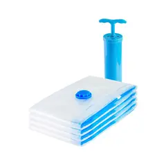 LUMINA - 6 Bolsas Compresoras para Ahorrar Espacio + Succionador