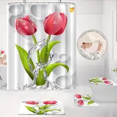 CASATEX - Juego De Baño Lujoso De 7 Piezas Decorativas