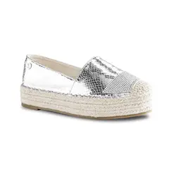 VIA UNO - Alpargata RS-A12 Silver - Mujer