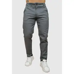 J JERAOUS - PANTALOM JERAOUS DRILL STRECH Verde Cemento