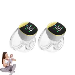 GENERICO - 2 Extractores De Leche Inalámbrico Manos Libres Dorados