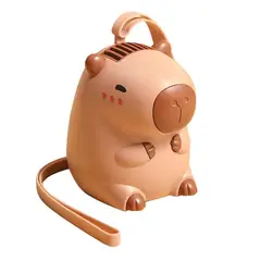 GENERICO - Mini ventilador portátil de verano Capibara.