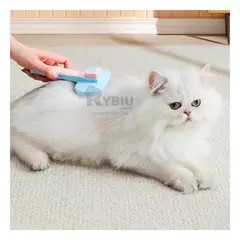 RYBIU IMPORT - Cepillo con Boton de Limpieza en Rosado Y+Regalo Stickers