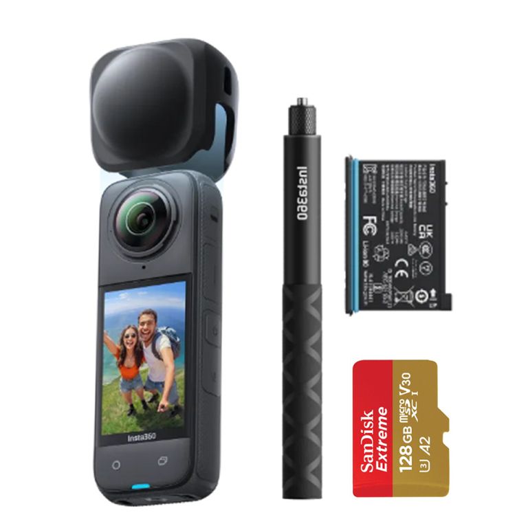 X4 128GB con Selfie Stick Invisible de 114 cm Batería