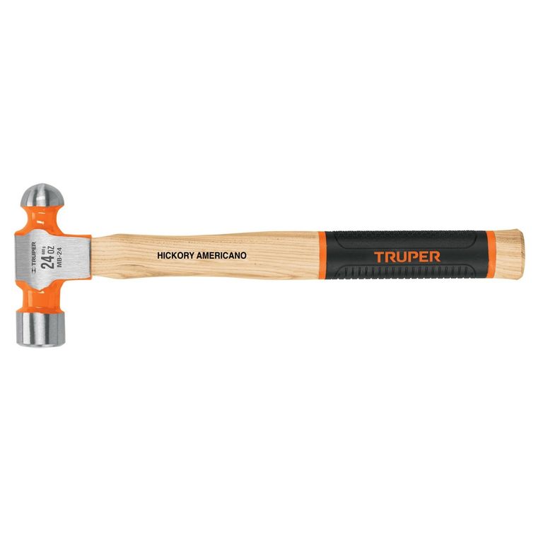 Martillo pulido de bola 24 oz mango hickory, Grip