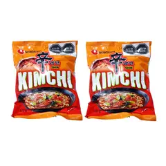 GENERICO - Pack 2u Fideos Ramen Para Sopa Sabor Kimchi 120gr Nongshim