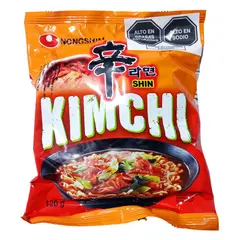 GENERICO - Fideos Instantaneos Para Sopa Sabor Kimchi 120gr Nongshim