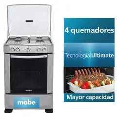 MABE - Cocina a Gas 4 Quemadores CMP6015AG0 Inox