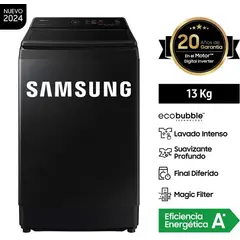 SAMSUNG - Lavadora Ecobubble 13KG WA13CG5441BVPE Negro