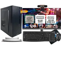 HALION - Computadora Pc Intel Core i5 3470 Monitor 22 fhd' RAM 8GB SSD 256GB