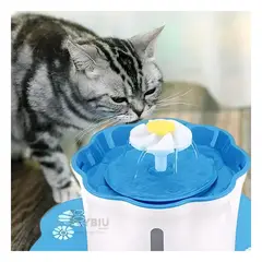 RYBIU IMPORT - Fuente Innovador y Practica Tono Celeste Y+Papel de Regalo