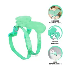 GENERICO - Pechera de Uso Facil en Turquesa Y+Regalo Ligas para Peinar