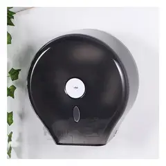 GENERICO - Dispensador de Papel Higienico Elegante de Facil Uso Negro