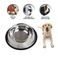 RYBIU IMPORT - Plato Util para Razas Grandes en XXL Y+Regalo Stickers