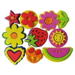 GENERICO - Pack x 9 sellos Goma Eva Modelo 2