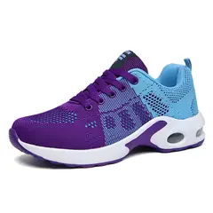 GENERICO - ZAPATILLA PARA MUJER FASHION PROFESSIONAL CELESTE-MORADO - 813