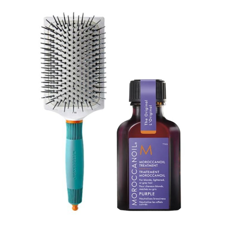 Dúo Tratamiento Violeta 25ml + Cepillo Plano Cerámica