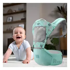 RYBIU IMPORT - Canguro Bebe 3 en 1 Ballenita en Verde Y+Papel de Regalo