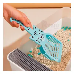 GENERICO - Pala Recogedor de Desechos en Azul Y+Papel de Regalo