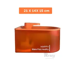 RYBIU IMPORT - Pileta para Michis de Color Naranja Y+Post-it Adhesivos