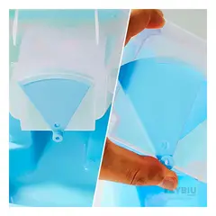 RYBIU IMPORT - Dispensador Inteligente de Color Celeste Y+Regalo Agendita