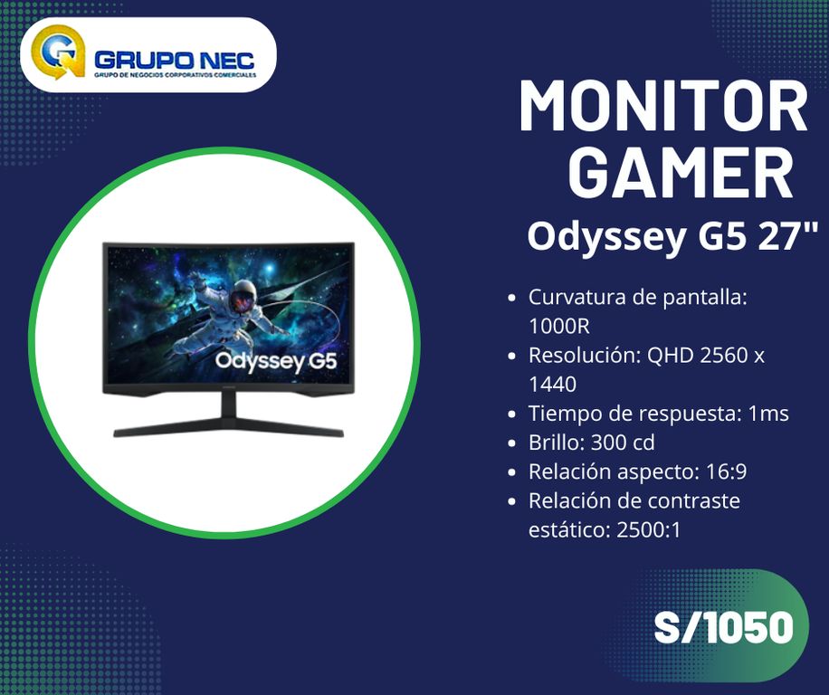 Monitor Gamer Odyssey G5 27