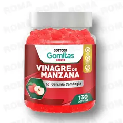GENERICO - VINAGRE DE MANZANA SOTTCOR GOMITAS ADULTOS 130