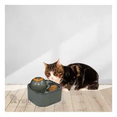 GENERICO - Fuente Bebedero para Mascotas en Plomo Y+Papel de Regalo