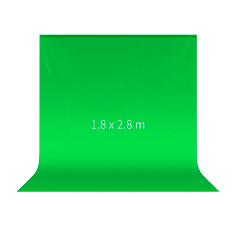 Fondo de tela verde 1.8x2.8m