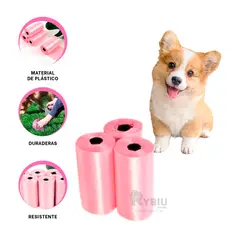 GENERICO - Bolso Ergonomico de Color Rosado Y+Banderitas Adhesivas