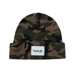 HURLEY - Gorro Beanie tipo Chullo - Camuflado