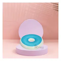 RYBIU IMPORT - Almohada Fresco Todo el Dia Funda Negra Y+Papel de Regalo