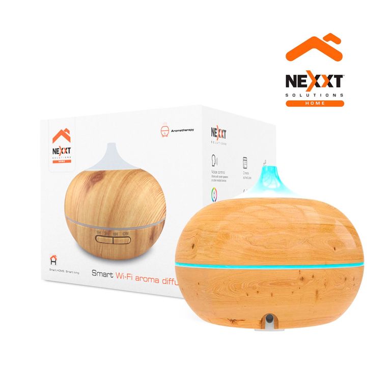 Difusor de aroma inteligente Nexxt NHA-A600 Aromaterapia 15M LED 7 Colores