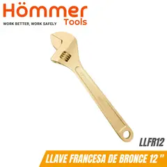HOMMER - Llave Francesa de Bronce de 12