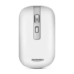 MICRONICS - Mause Bluetooth Recargable Ethernity - MIC M729-3m Blanco