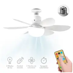 KELLER - Foco Ventilador LED de 40W con Control Y Apagado Automático K13