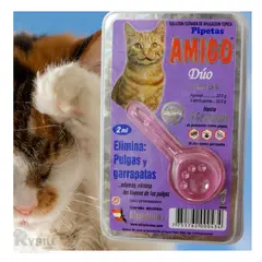 RYBIU IMPORT - Antipulga para Gatos en Color Morado Y+Gift MiniAgenda